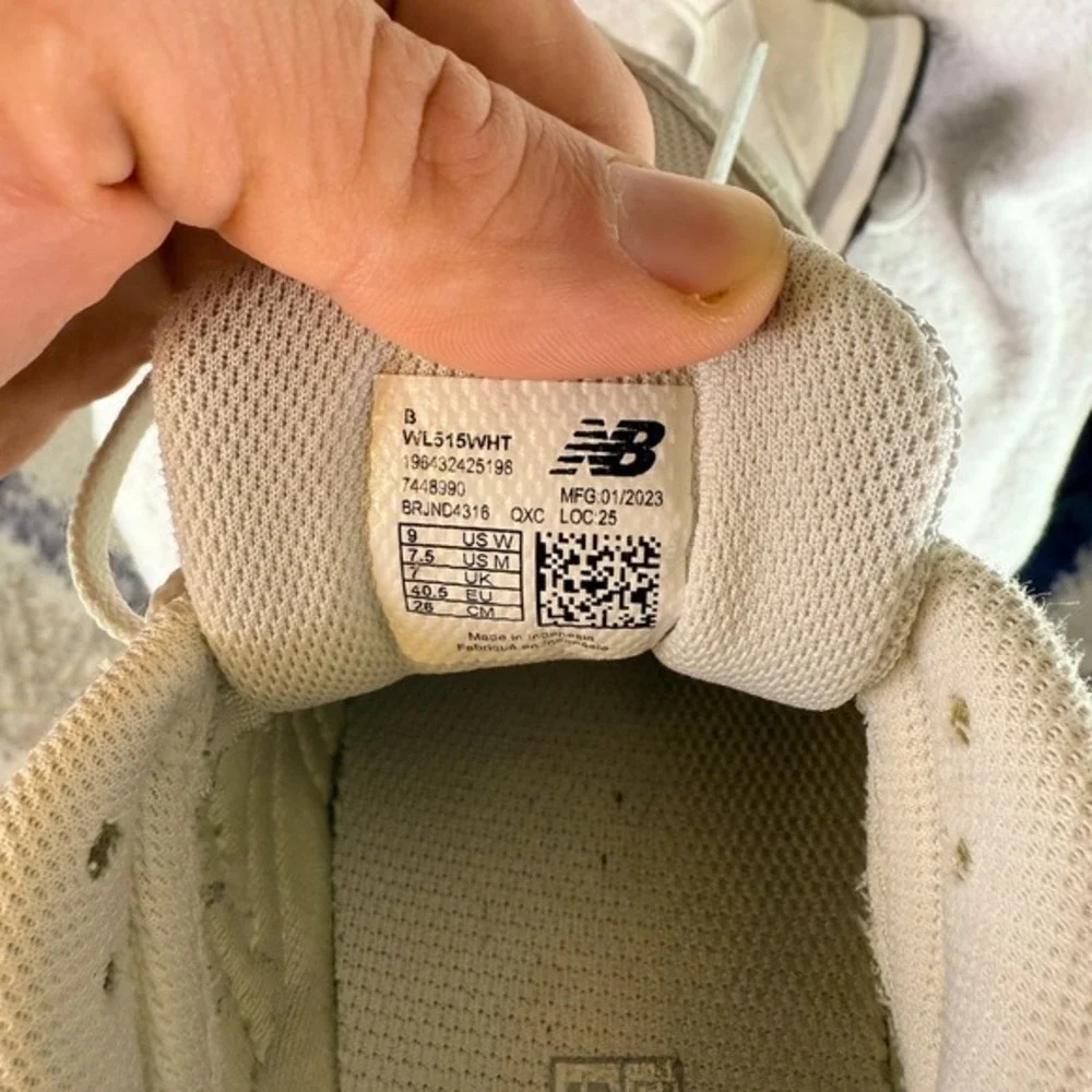 New Balance 515 Womens Shoes Size 9 Suede Mesh Walking Comfort Sneakers WL515WHT